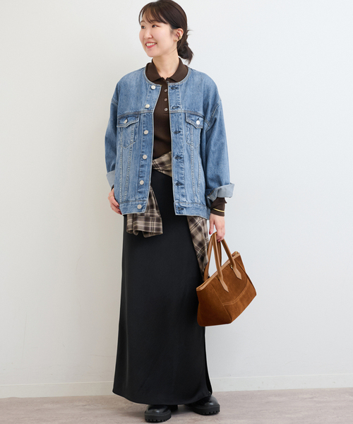 JOURNAL STANDARD relume（ジャーナルスタンダード　レリューム）の「《追加2》デニムジャケット（デニムジャケット・レディース・ブルー/ネイビー・FREE）」の12枚目の写真