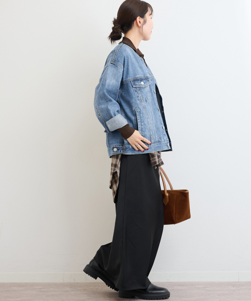 JOURNAL STANDARD relume（ジャーナルスタンダード　レリューム）の「《追加2》デニムジャケット（デニムジャケット・レディース・ブルー/ネイビー・FREE）」の13枚目の写真