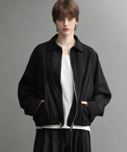 イデアルーチェバルーンブルゾン　ブラック バルーンブルゾン