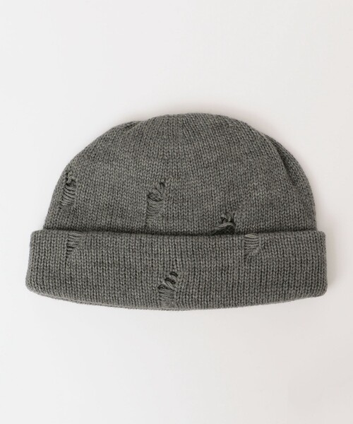 SUBLIME(サブライム)の「SUBLIME: BROKEN WHOOL.G WT(ニットキャップ/ビーニー・メンズ・ブラウン/レッド/ダークグレー/ブラック・ONE SIZE)」の3枚目の写真