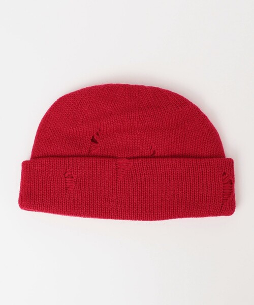 SUBLIME(サブライム)の「SUBLIME: BROKEN WHOOL.G WT(ニットキャップ/ビーニー・メンズ・ブラウン/レッド/ダークグレー/ブラック・ONE SIZE)」の5枚目の写真