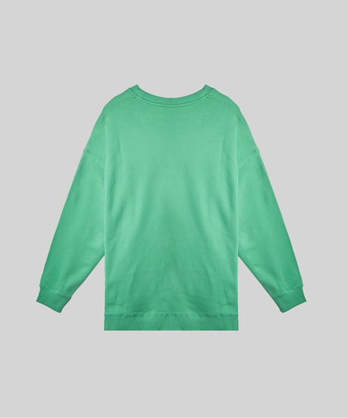 MAISON GA GA（メゾンガガ）の「GAGA Logo Basic Sweatshirt（スウェット・メンズ・グリーン・MEDIUM）」の4枚目の写真