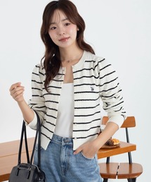 U.S. POLO ASSN. | ∴WEGO/【26年春新作】USPOLO別注ケーブルニットカーディガン(カーディガン/ボレロ)