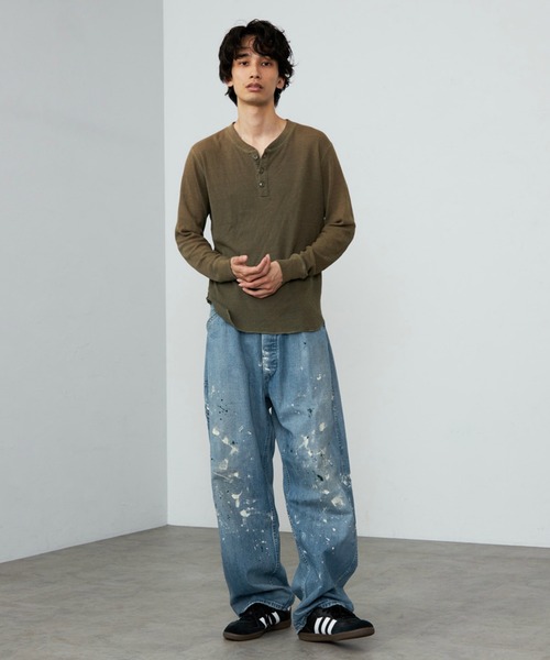 Lee(リー)の「Lee/リー VINTAGE PAINTER PANTS/DENIM 【DUNGAREES】(デニムパンツ・メンズ・ライトインディゴブルー/ブルー・SMALL/MEDIUM/LARGE/X-LARGE)」の10枚目の写真