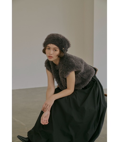 NOTREemor(ノートルエモア)の「volume boa top(Tシャツ/カットソー・レディース・アイボリー・FREE)」の12枚目の写真