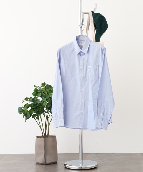 GUESS JEANS GJ LS REG POCKET SHIRT ゲス ストライプシングルポケット