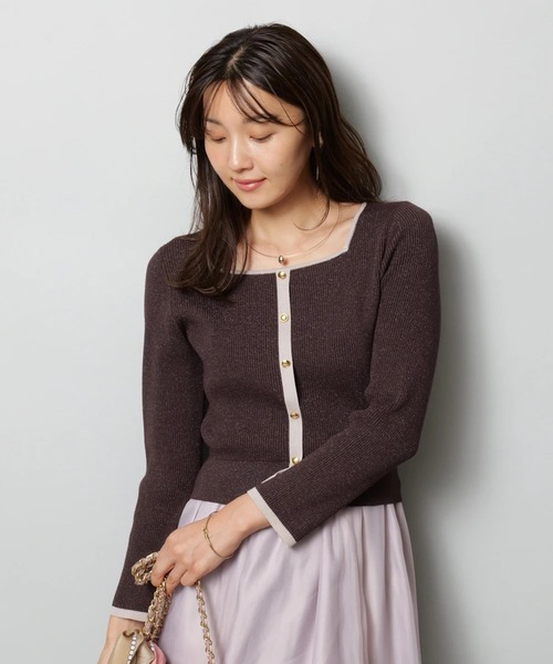 スクエアカーデドッキングワンピース（ワンピース）｜JUSGLITTY