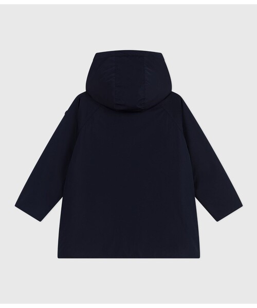 PETIT BATEAU（プチバトー）の「フード付きジャケット（ダウンジャケット/コート・キッズ・ブラウン/ネイビー・6YEAR/8YEAR/10YEAR/12YEAR）」の4枚目の写真