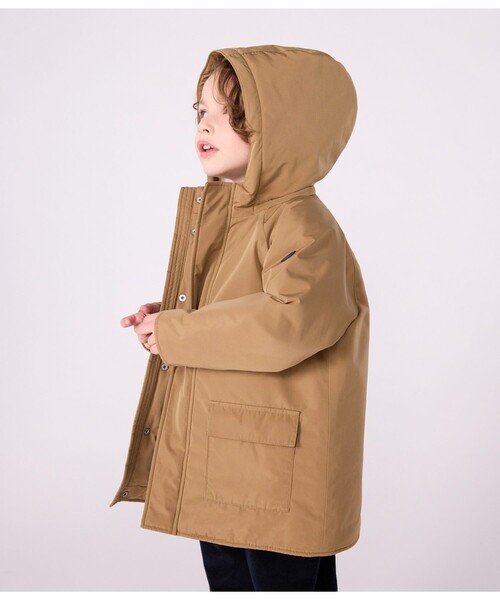 PETIT BATEAU（プチバトー）の「フード付きジャケット（ダウンジャケット/コート・キッズ・ブラウン/ネイビー・6YEAR/8YEAR/10YEAR/12YEAR）」の8枚目の写真