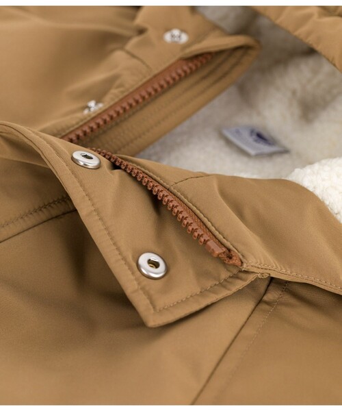 PETIT BATEAU（プチバトー）の「フード付きジャケット（ダウンジャケット/コート・キッズ・ブラウン/ネイビー・6YEAR/8YEAR/10YEAR/12YEAR）」の12枚目の写真