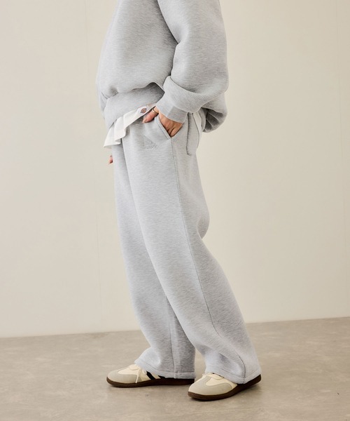 NAVY（ネイビー）の「nAvy ポンチワイドパンツ（スウェットパンツ・メンズ・グレー/ブラウン/ブラック・M/S/XL/L）」の18枚目の写真