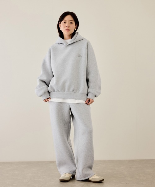 NAVY（ネイビー）の「nAvy ポンチワイドパンツ（スウェットパンツ・メンズ・グレー/ブラウン/ブラック・M/S/XL/L）」の19枚目の写真