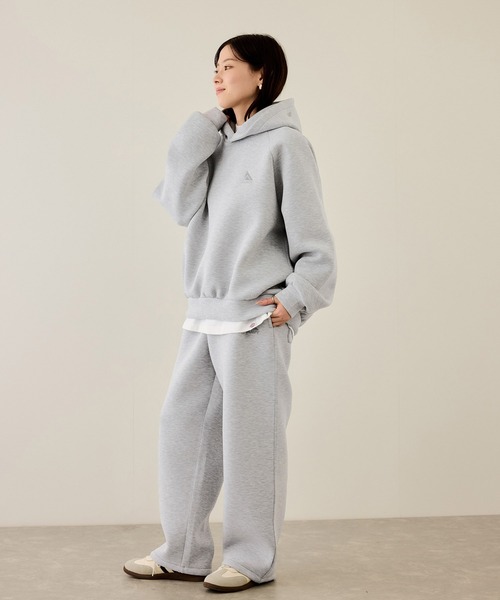 NAVY（ネイビー）の「nAvy ポンチワイドパンツ（スウェットパンツ・メンズ・グレー/ブラウン/ブラック・M/S/XL/L）」の20枚目の写真