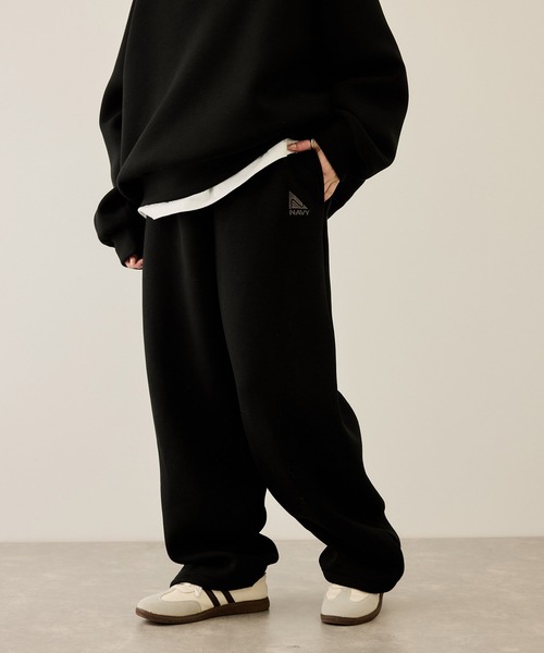 NAVY（ネイビー）の「nAvy ポンチワイドパンツ（スウェットパンツ・メンズ・グレー/ブラウン/ブラック・M/S/XL/L）」の21枚目の写真