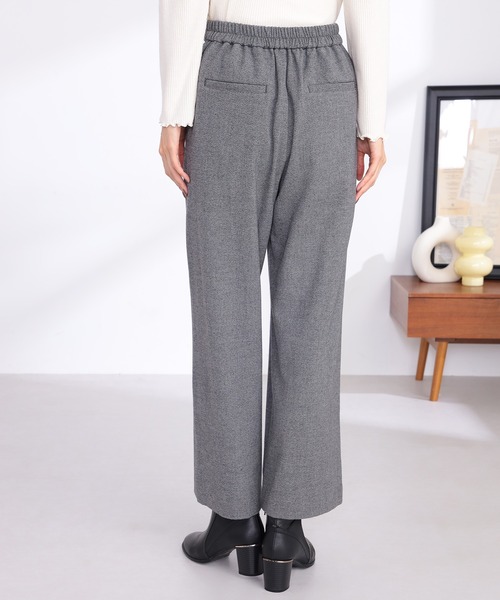 GALLORIA（ギャローリア）の「【キレメクパンツ】２WAYストレッチ起毛ゆるワイドパンツ（その他パンツ・レディース・ブラック/オフホワイト/グレー・S/M/L/LL）」の12枚目の写真