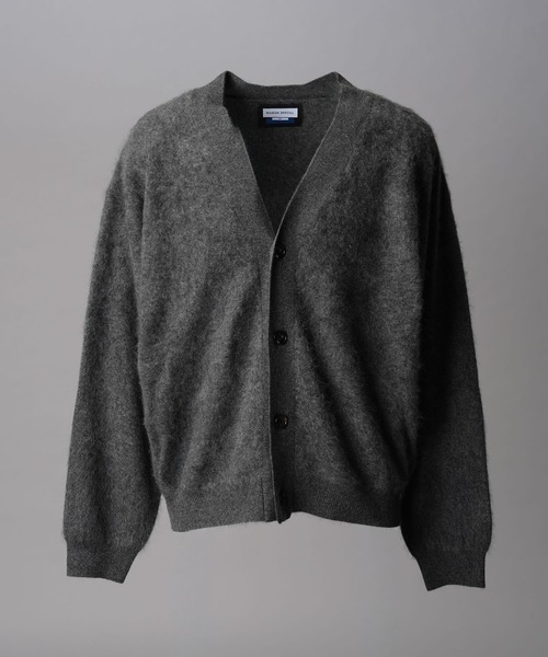 UNISEX》Super140 Brushed Extra Fine Merino Wool V-neck Cardigan