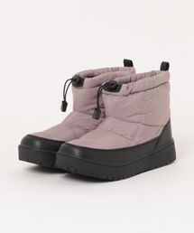 ASBee | sesenta セセンタ レディース ボア付きキルティングウィンターブーツ【防水/滑りにくい/幅広/防寒/あったかボアライナー】ショートブーツ 250517(ブーツ)