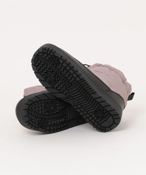 ASBee（アスビー）の「sesenta セセンタ レディース ボア付きキルティングウィンターブーツ【防水/滑りにくい/幅広/防寒/あったかボアライナー】ショートブーツ 250517（ブーツ・レディース・ベージュ系その他/ブラック・23.0cm/23.5cm/24.0cm/24.5cm/25.0cm）」の4枚目の写真