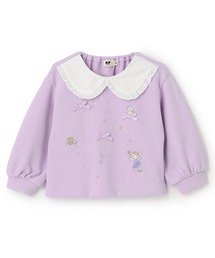 KP | 衿付き Wフェイス トレーナー(スウェット)