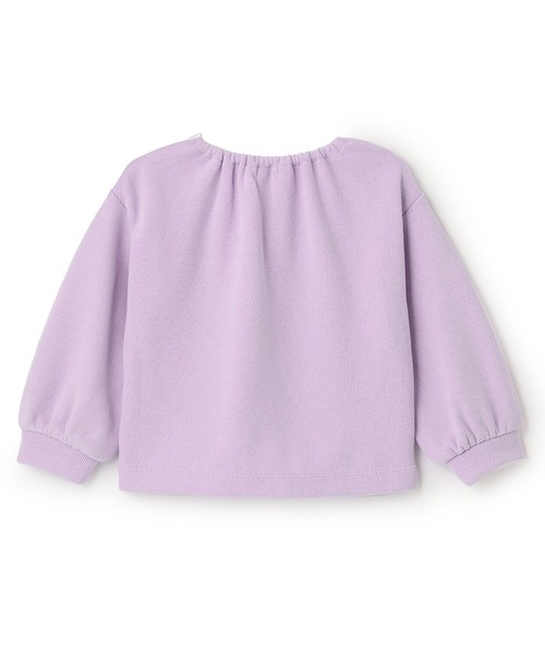 KP（ケーピー）の「衿付き Wフェイス トレーナー（スウェット・キッズ・オフホワイト/ラベンダー・90cm/100cm/110cm/120cm/130cm）」の3枚目の写真