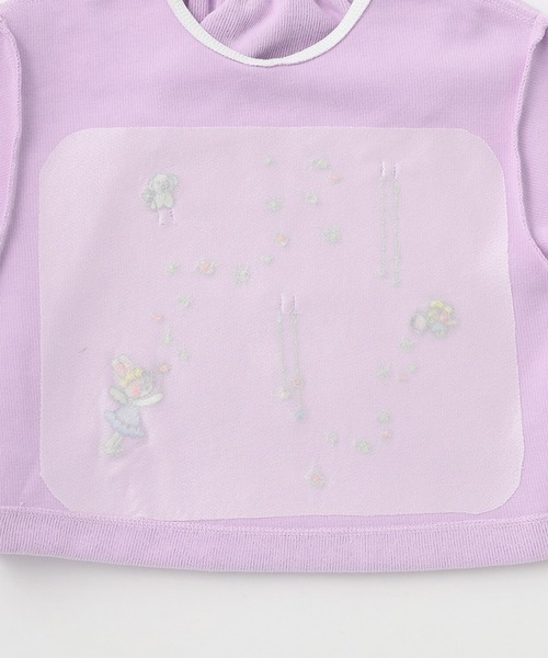 KP（ケーピー）の「衿付き Wフェイス トレーナー（スウェット・キッズ・オフホワイト/ラベンダー・90cm/100cm/110cm/120cm/130cm）」の6枚目の写真