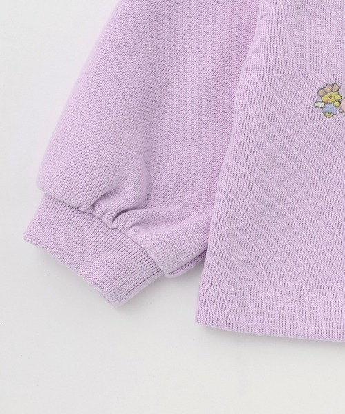 KP（ケーピー）の「衿付き Wフェイス トレーナー（スウェット・キッズ・オフホワイト/ラベンダー・90cm/100cm/110cm/120cm/130cm）」の7枚目の写真