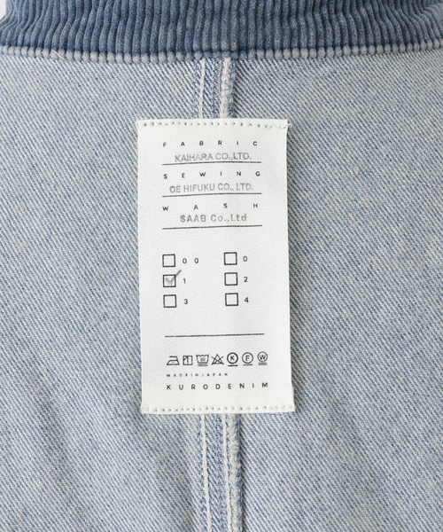 KURO（クロ）の「KURO DENIM HALF COAT 964180：コート（その他アウター・レディース・ブルー・MEDIUM）」の18枚目の写真