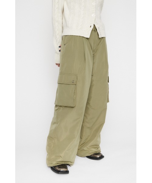 LAGUA GEM(ラグアジェム)の「WARM POCKET パンツ(カーゴパンツ・レディース・ブラック/カーキ/グレー・X-SMALL/SMALL/MEDIUM)」の7枚目の写真
