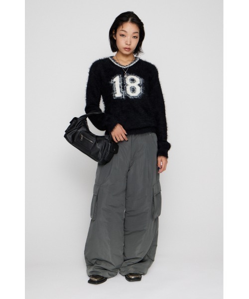 LAGUA GEM(ラグアジェム)の「WARM POCKET パンツ(カーゴパンツ・レディース・ブラック/カーキ/グレー・X-SMALL/SMALL/MEDIUM)」の11枚目の写真