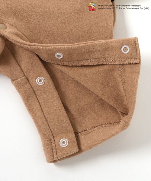 Tom＆Jerry（トムアンドジェリー）の「【リンク】トムとジェリー もちふわあったかカバーオール（ロンパース・キッズ・ブラウン/グレー・60/70/80）」の13枚目の写真