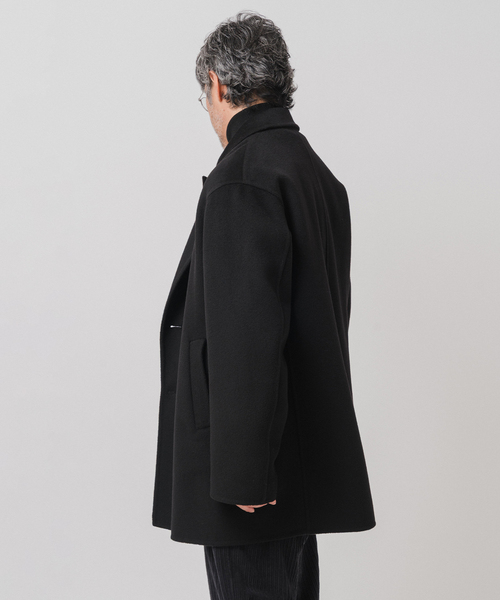 セール】E. ウールカシミヤ Wフェイス コート（チェスターコート