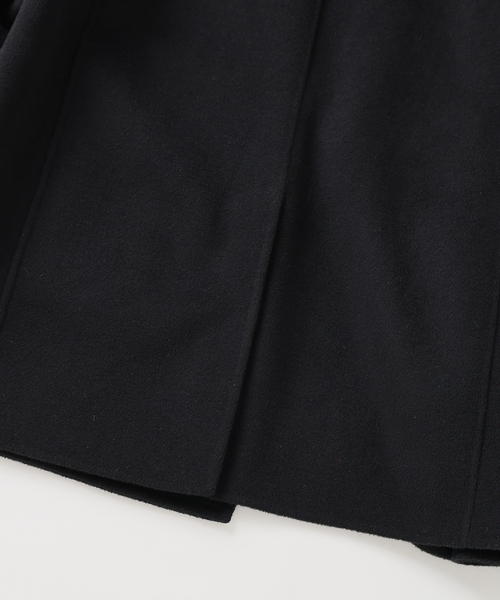 EDIFICE（エディフィス）の「E. ウールカシミヤ Wフェイス コート（チェスターコート・メンズ・アイボリー/ブラウン/チャコールグレー・48/46/44）」の20枚目の写真