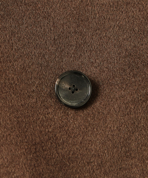 EDIFICE（エディフィス）の「E. ウールカシミヤ Wフェイス コート（チェスターコート・メンズ・アイボリー/ブラウン/チャコールグレー・48/46/44）」の18枚目の写真