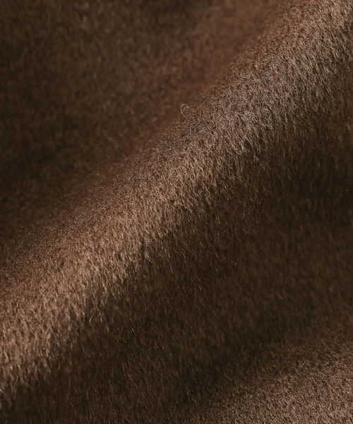 EDIFICE（エディフィス）の「E. ウールカシミヤ Wフェイス コート（チェスターコート・メンズ・アイボリー/ブラウン/チャコールグレー・48/46/44）」の19枚目の写真