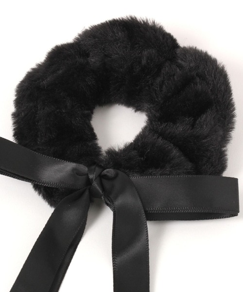 repipi armario（レピピ アルマリオ）の「リボンツキシュシュ（シュシュ・キッズ・ホワイト/ベージュ/ブラック・ONESIZE）」の15枚目の写真