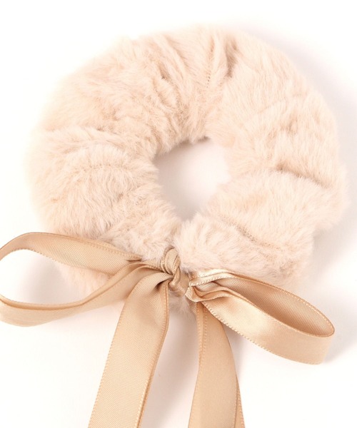 repipi armario（レピピ アルマリオ）の「リボンツキシュシュ（シュシュ・キッズ・ホワイト/ベージュ/ブラック・ONESIZE）」の12枚目の写真