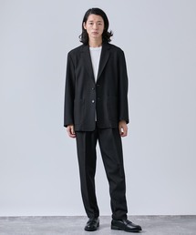 B.C STOCK(ベーセーストック)の《2点セット》ウールライク リラックスジャケット セットアップ(スーツセット)