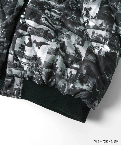 セール】【ゴジラ】 蓄光刺繍リバーシブルスカジャン（大人