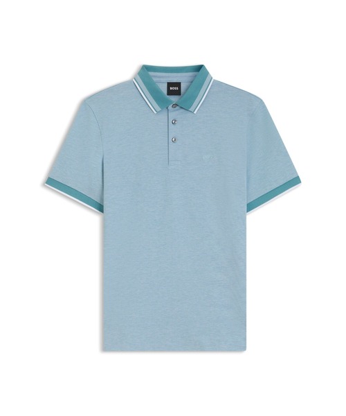 セール】オックスフォードコットンピケ ポロシャツ ロゴディテール