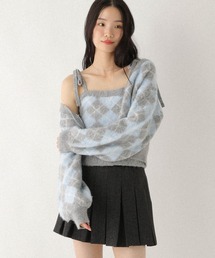 Heather(ヘザー)のシャギーアーガイルニット2P 612874(アンサンブル)