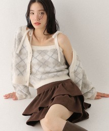 Heather | シャギーアーガイルニット2P　612874(アンサンブル)