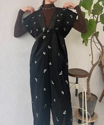 オールインワン・サロペット（ブラック/黒色系）ファッション