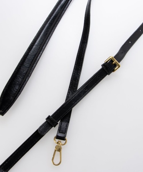 cache cache(カシュ カシュ)の「カシュカシュ cachecache / ダブルジップ2wayショルダー(ショルダーバッグ・レディース・シルバー/チョコ/ブラック・FREE)」の5枚目の写真