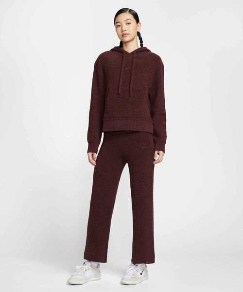 NIKE(ナイキ)の「《セットアップ対応商品》ナイキ スポーツウェア フェニックス コージー ブークレ ウィメンズ スリム ニット パンツ / Nike Sportswear Phoenix Cozy Boucle Women's Slim Knit Pants HV2767-619 Burgundy Crush(その他パンツ・レディース・バーガンディー・L/M/XL/S/XS)」の6枚目の写真