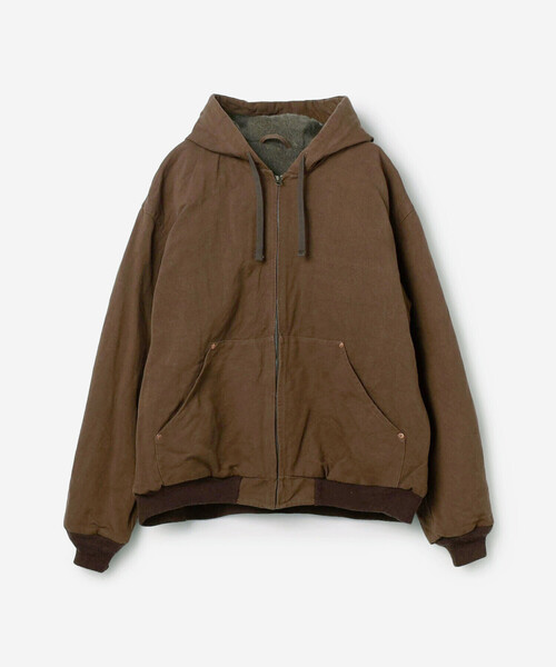 Kaptain Sunshine(キャプテン サンシャイン)の「KAPTAIN SUNSHINE | コットンヘンプ フードジャケット MEN(その他アウター・メンズ・ブラウン系その他/グレー系その他・4/3)」の3枚目の写真