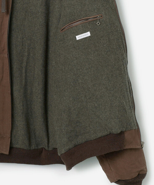 Kaptain Sunshine(キャプテン サンシャイン)の「KAPTAIN SUNSHINE | コットンヘンプ フードジャケット MEN(その他アウター・メンズ・ブラウン系その他/グレー系その他・4/3)」の9枚目の写真