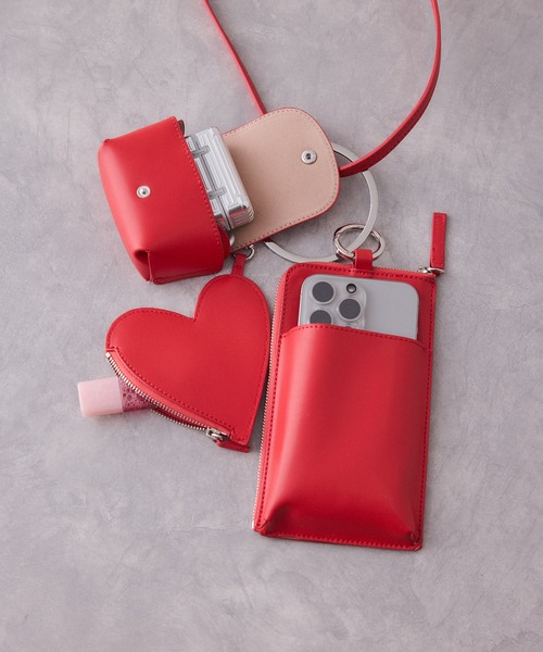 ADAM ET ROPE'（アダムエロペ）の「【WEB限定】マルチポーチ付きショルダーバッグ（ショルダーバッグ・レディース・シルバー/ブラック/ブラウン/レッド・FREE）」の12枚目の写真