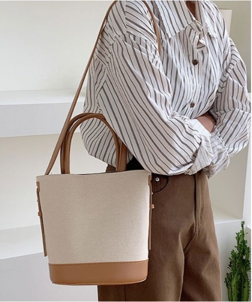 BACKYARD FAMILY（バックヤードファミリー）の「ショルダーバッグ バッグ 斜めがけ 大容量 bag5212（ショルダーバッグ・レディース・ホワイト/ブラック/ブラウン/ベージュ・FREE）」の10枚目の写真