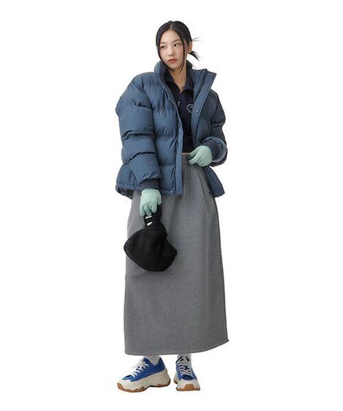 NICK&NICOLE(ニックアンドニコール)の「USEFUL OVER SHORT PADDING_BLUE GRAY(ダウンジャケット/コート・レディース・その他・FREE)」の6枚目の写真