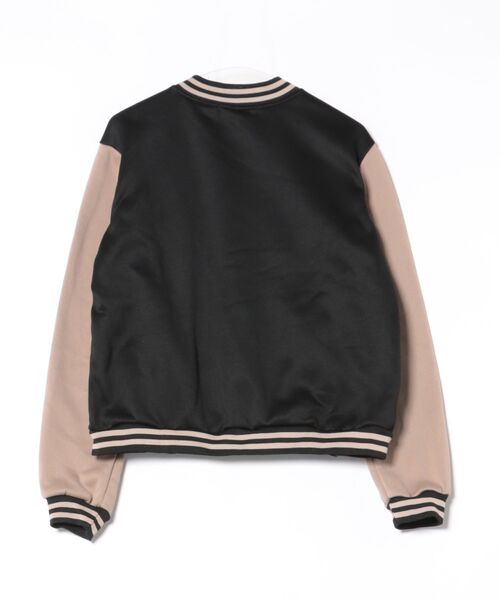 Ritzy(リッツィー)の「配色 ボールジャケット スウェット(スウェット・レディース・ブラック/ブラウン・M/L)」の5枚目の写真